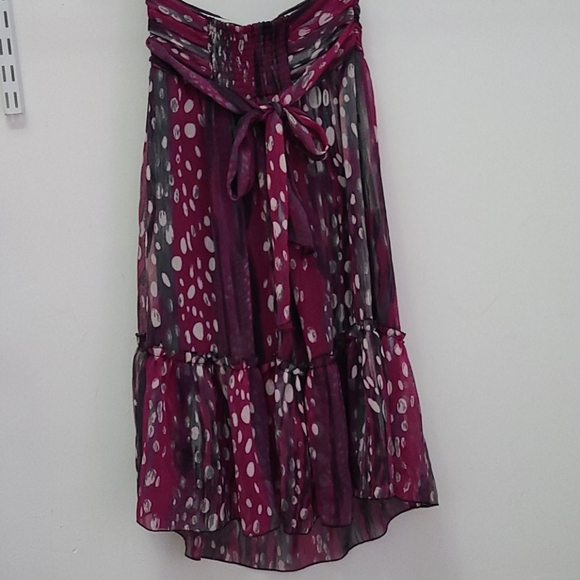 Guess,  size 3, pink graphic cocktail dress - Picture 5 of 6